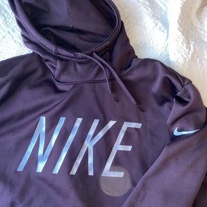 Nike Dri-Fit plum hoodie